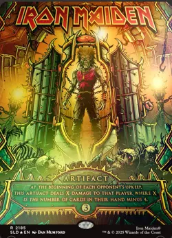 3 Secret Lair Iron Maiden Cards Nekusar The Mindrazer, Mindcrank, & IM Foil - Image 3