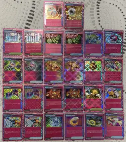 Pokemon TCG Scarlet & Violet Ace Spec 26 Card Holo Trainer Lot NM - Image 1