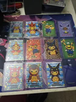 Pikachu Poncho And Mario Luigi Team Rocket Christmas Card Database - Pokemon - Image 1