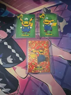 Pikachu Poncho And Mario Luigi Team Rocket Christmas Card Database - Pokemon - Image 5