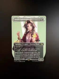 MTG Final Fantasy English Aerith Gainsborough Borderless 0374 Non-Foil - Image 1