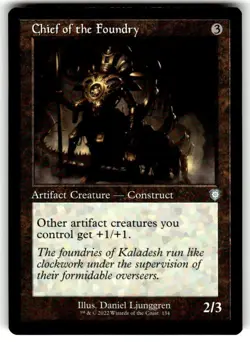 Chief of the Foundry (Retro Frame) Commander: the Brothers' War Regular MTG - Image 1