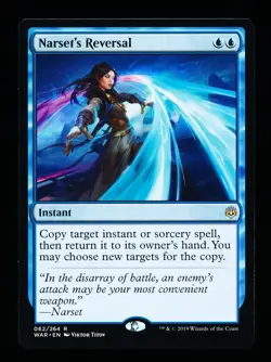 * * 1x Narset's Reversal x1 * * War of the Spark MTG NM Near Mint - Image 1