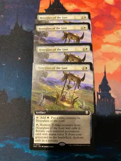 MTG Modern Horizons 3 Hourglass of the Lost Extended Art x 4 - Image 1