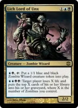Lich Lord of Unx NM MTG Magic NICE!! - Image 1