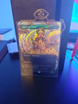 Llanowar Elves HALO FOIL - Secret Lair: Encyclopedia of Magic - Image 1
