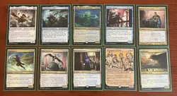MTG Lulu, Loyal Hollyphant / Sword Coast Sailor EDH Commander Deck Rares Sleeved - Image 2