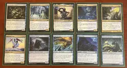 MTG Lulu, Loyal Hollyphant / Sword Coast Sailor EDH Commander Deck Rares Sleeved - Image 3