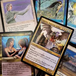 Cutom Complete COMMANDER DECK Magic. Toxic Poison infect themed -White and Blue - Image 1