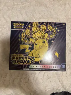 Pokemon TCG Scarlet and Violet Surging Sparks Elite Trainer Box ETB New-Sealed - Image 1