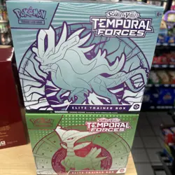 Pokemon TCG Scarlet & Violet Temporal Forces Elite Trainer Box ETB Set of 2 - Image 1