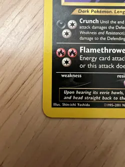 Pokemon Houndoom 23/75 LP Neo Discovery Rare LP+ - Image 4
