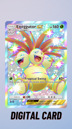 Pokemon TCG Pocket Exeggutor EX Shiny Celestial Guardians 2 Star ?? (English) - Image 1