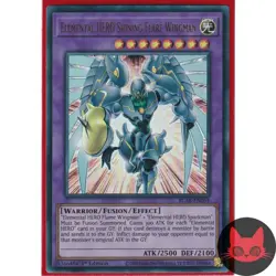 Yugioh Elemental HERO Shining Flare Wingman BLAR-EN054 Ultra Rare 1st Edition NM - Image 1