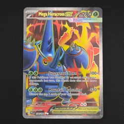 Pokemon TCG Card Mega Heracross ex 108/094 Phantasmal Flames Ultra Rare - NM - Image 1