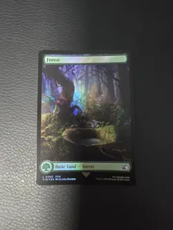 Forest (0306) Final Fantasy Foil MTG NM Magic Land Card - Image 1
