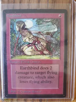 MAGIC THE GATHERING Lot of Four (4) EARTHBIND BETA Cards Very Nice Condition - Image 3