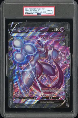 PSA 10 Mewtwo V-Union SWSH159 Jumbo Promo Oversize Pokemon Card GEM MINT - Image 1