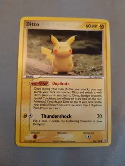 Pokemon Cards - Ditto - (Pikachu) 63/113 Delta Species - Image 1