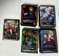 Gundam TCG Foil Lot Of 100 Cards (Various Levels) Mint! - Image 1