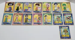 Vtg 1999 & 2000 Bandai Digimon TCG CCG Introductory Series 1 & 2 Card Lot (X15) - Image 1