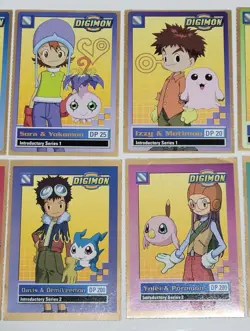 Vtg 1999 & 2000 Bandai Digimon TCG CCG Introductory Series 1 & 2 Card Lot (X15) - Image 4