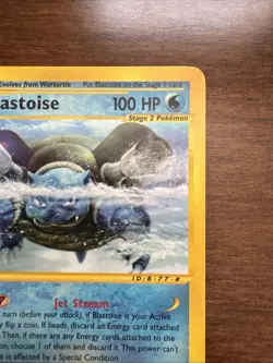 Pokemon TCG Blastoise Expedition Card 37/165 Regular Rare (near mint condition) - Image 3
