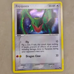 Pop Series 1 Rayquaza Holo Rare 3/17 LP Lightly Played Pokemon TCG Card - Image 1