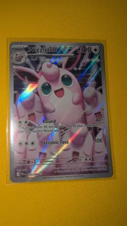 Wigglytuff 105/094 Pokemon Card TCG Phantasmal Flames Holo NM Illustration Rare - Image 1
