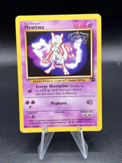 Mewtwo (Movie Promo) 3/53 Promo WoTC Promo Pokemon Card MP BF3 - Image 1