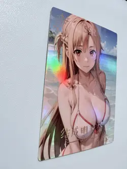Asuna SSR Card Dream Idol Festival Goddess Story Waifu Sword Art Online Foil - Image 2