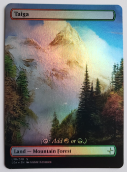 Taiga FOIL Original Dual Land Proxy Card Custom Fantasy Art Design - Image 1