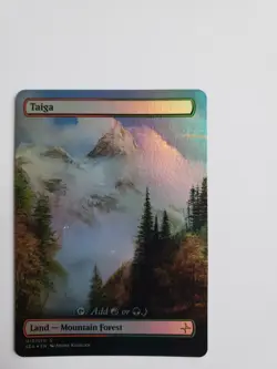 Taiga FOIL Original Dual Land Proxy Card Custom Fantasy Art Design - Image 2