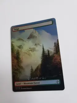 Taiga FOIL Original Dual Land Proxy Card Custom Fantasy Art Design - Image 3