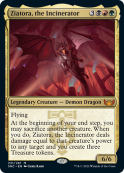 Ziatora, the Incinerator - Foil - Streets of New Capenna - Near Mint - Image 1