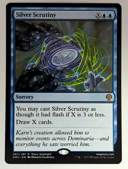 (Normal) Silver Scrutiny (65) Dominaria United Mtg NM - Image 1