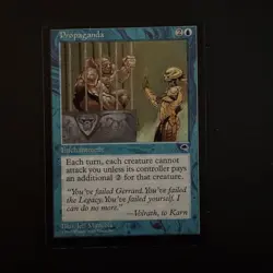 Magic The Gathering Tempest Propaganda #80 Lightly played - Image 1