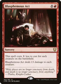 MTG Blasphemous Act - Commander Legends #162 - Image 1