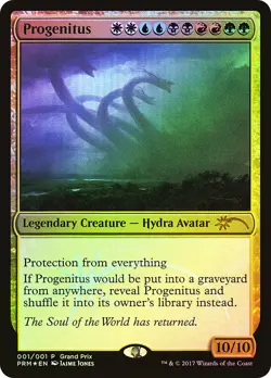 MTG FOIL Progenitus Grand Prix - Promo: General #2017 - Image 1