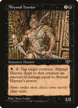 MTG Abyssal Hunter - Mirage #103 - Image 1