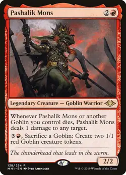 MTG Pashalik Mons - Modern Horizons #138 - Image 1