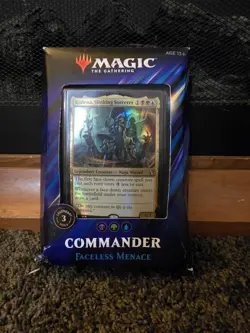 Faceless Menace Commander Deck Magic The Gathering 2019 Brand New Factory Sealed 630509892563 - Image 1