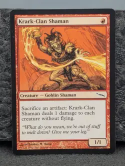 LP - Krark-Clan Shaman - Mirrodin - Magic The Gathering Lightly Played Eng MTG - Image 1