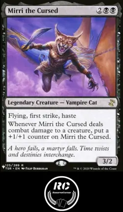 Mirri, The Cursed MTG NM TSR Rare Vampire Cat Fast Tracked Shipping - Image 1