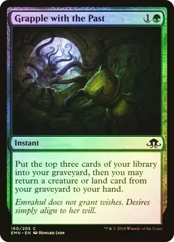 MTG FOIL Grapple with the Past - Eldritch Moon #160 - Image 1