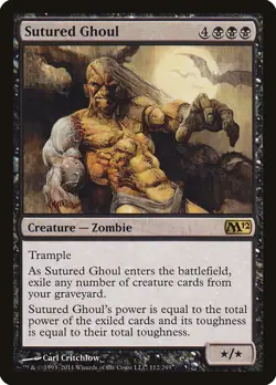 MTG Sutured Ghoul - Magic 2012 #112 - Image 1