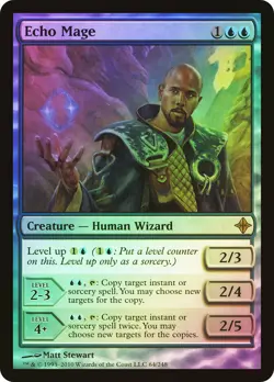 MTG FOIL Echo Mage - Rise of the Eldrazi #64 - Image 1