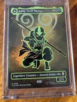 Aang, Swift Savior (Borderless) (Neon Ink Foil) Avatar: The Last Airbender Foil - Image 1