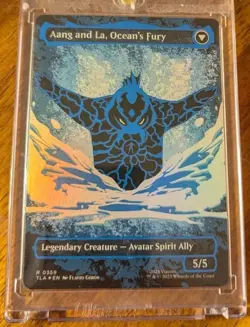 Aang, Swift Savior (Borderless) (Neon Ink Foil) Avatar: The Last Airbender Foil - Image 2