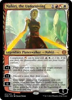 Nahiri, the Unforgiving nm #211 Phyrexia MTG - Image 1